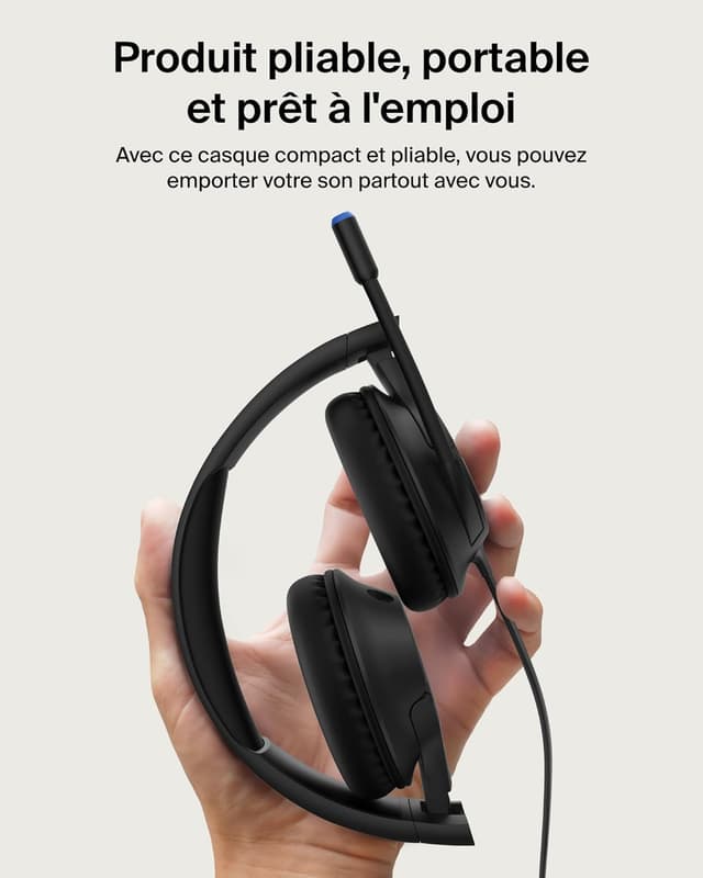 Thumbnail 6 de Belkin Gaming Inspire Casque Enfants Noir
