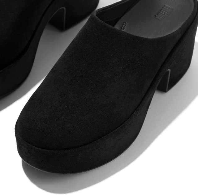 Detalle 2 de Fitflop Women’s Platfforms Full-Suede Heeled Mules