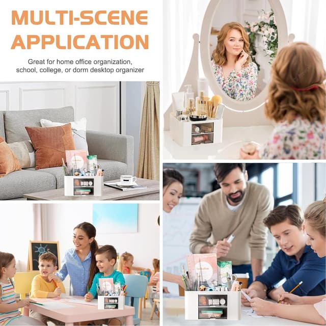 Detalle 2 de Cayxenful desk organiser with drawers