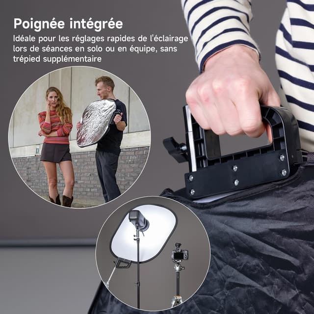 Thumbnail 5 de Rollei Réflecteur 5 en 1 Pliable 60 x 75 cm ⚙