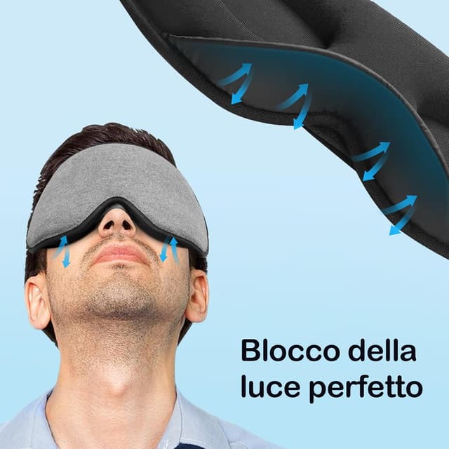 Thumbnail 4 de innelo Mascherina per Dormire 3D 15°