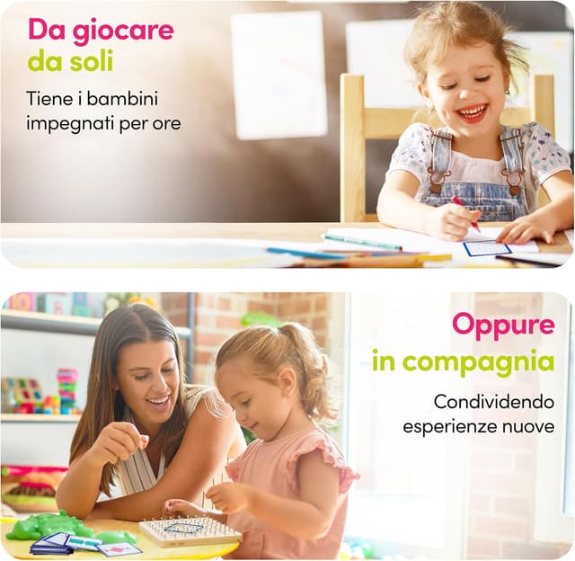 Thumbnail 4 de CUBIDI Geoboard in legno per bambini 34 modelli