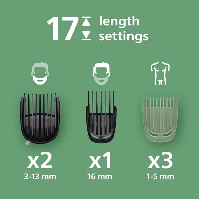 Detalle de Philips Multigroom 5000 Series MG5951/15 for Face, Head & Body 17 Settings