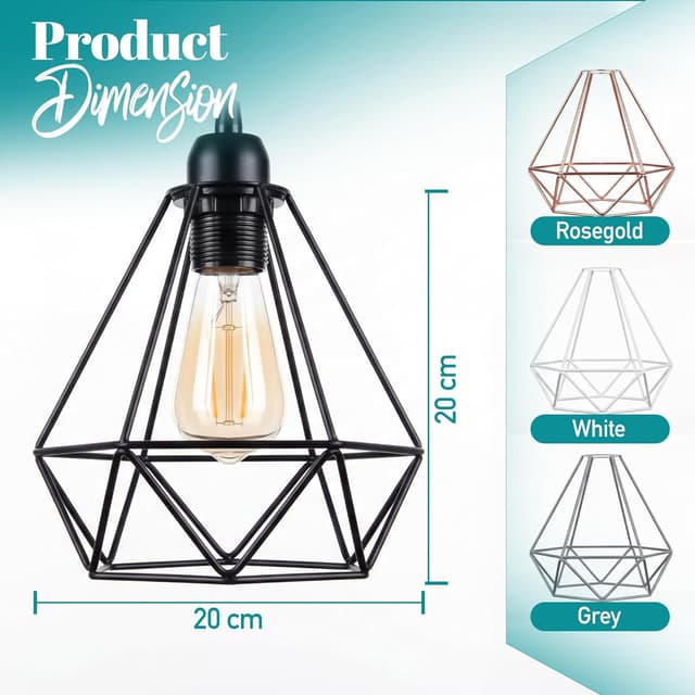 Detalle 2 de Giggi GIGGI ceiling light shade, black metal