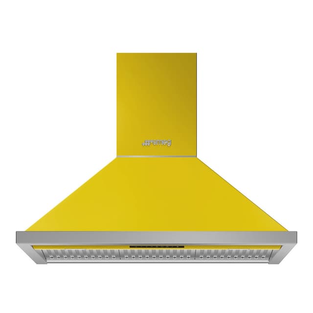 Detalle de Smeg KPF9YW campana decorativa de 3 velocidades