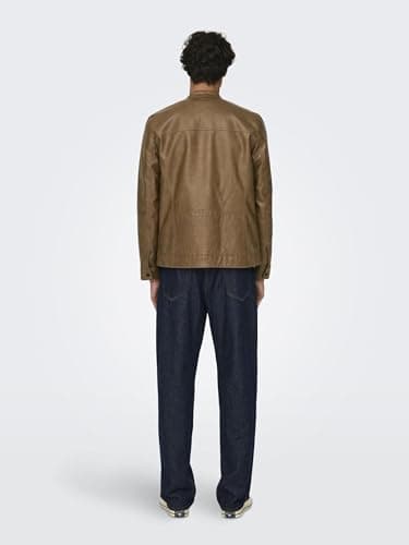 Thumbnail 3 de Only & Sons Onsal Pu Noos Otw Chaqueta Hombre 🧥 Elegante Monks Robe