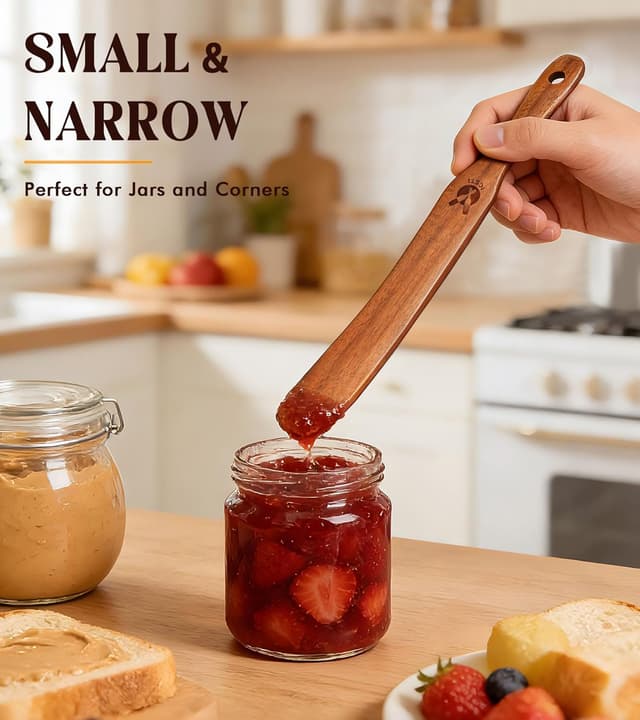 Thumbnail 4 de Skinny Spurtle for Sourdough Mixing ⚙