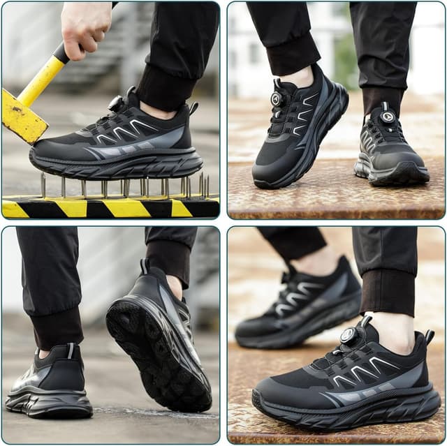 Thumbnail 6 de RASEARY Sicherheitsschuhe mit Stahlkappe