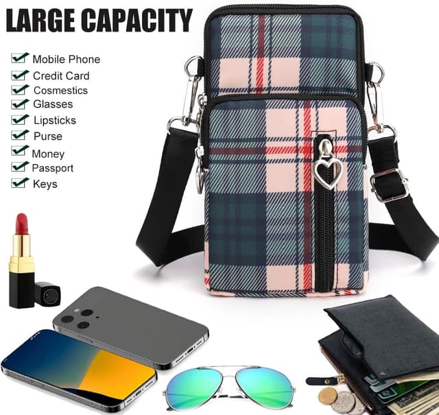 Detalle 1 de JANKS crossbody phone bag, 7.5 inch