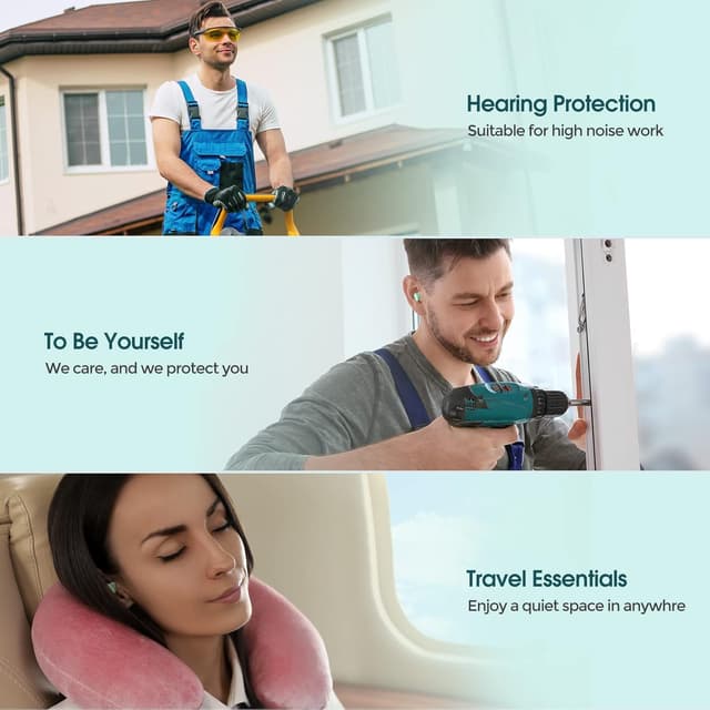 Thumbnail 6 de Schlafen Ohrstöpsel 38 dB SNR 60 Paare