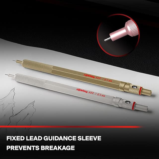 Thumbnail 4 de rOtring 600 Portaminas 0,5 mm Oro Rosa ✏