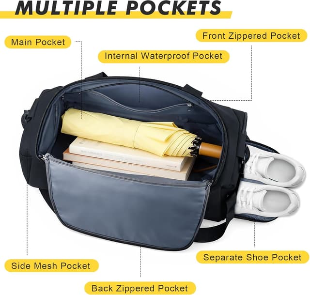 Detalle de Qoosea 30L Bolsa de viaje impermeable