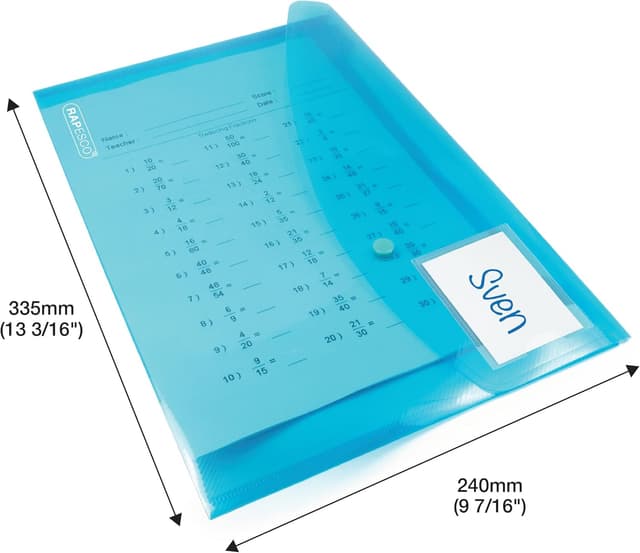 Thumbnail 6 de Rapesco 1681 ECO Busta portadocumenti A4 10 pezzi