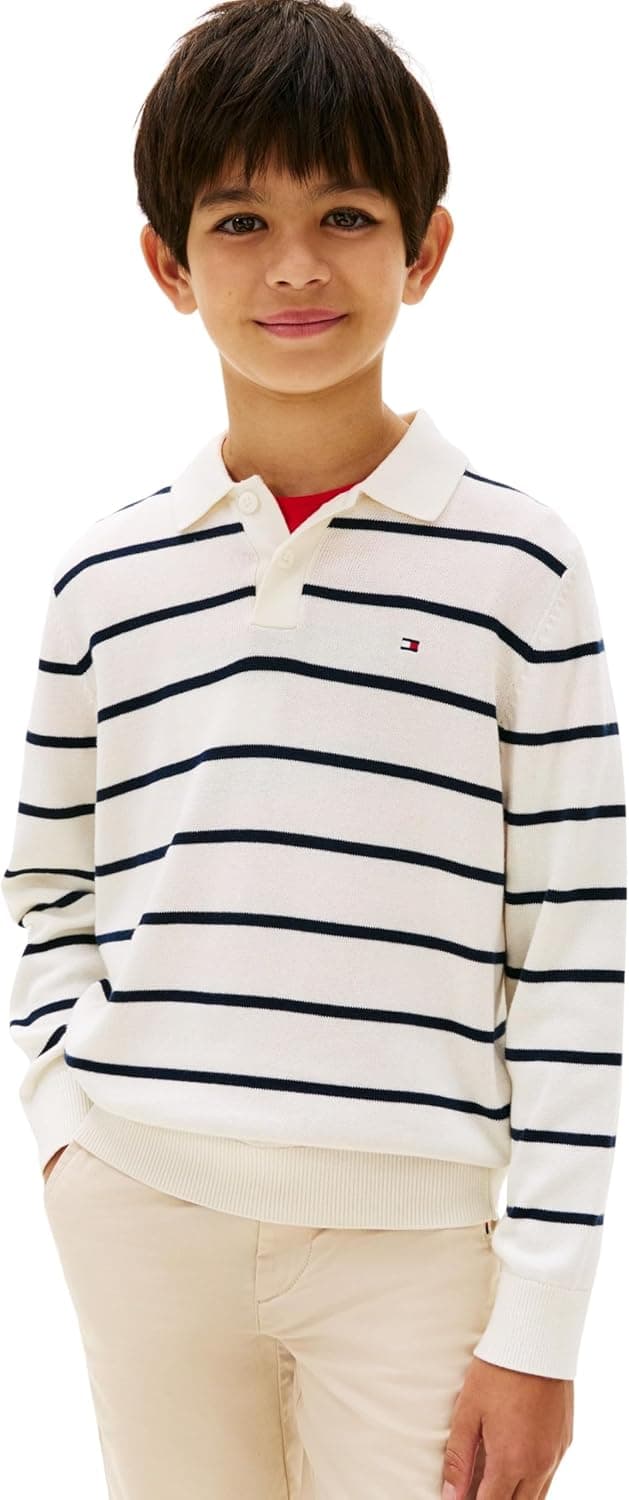 Detalle de Tommy Hilfiger Polo collar 1 maglione
