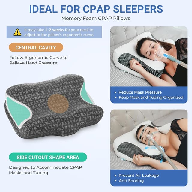 Thumbnail 4 de Elviros Almohada CPAP Cervical 60x42 cm