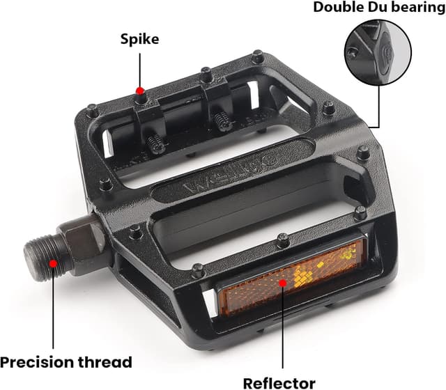 Detalle 2 de Hycline 9/16 Non-Slip Aluminium Pedals