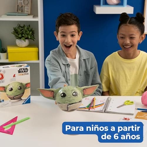 Detalle 1 de Ravensburger Grogu 3D, puzzle 72 piezas para niños 🧩