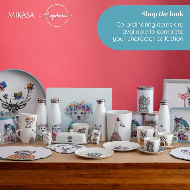 Thumbnail 6 de Mikasa Tipperleyhill Glass Worktop Protector (40 x 30cm) – quirky illustrated dog worktop saver