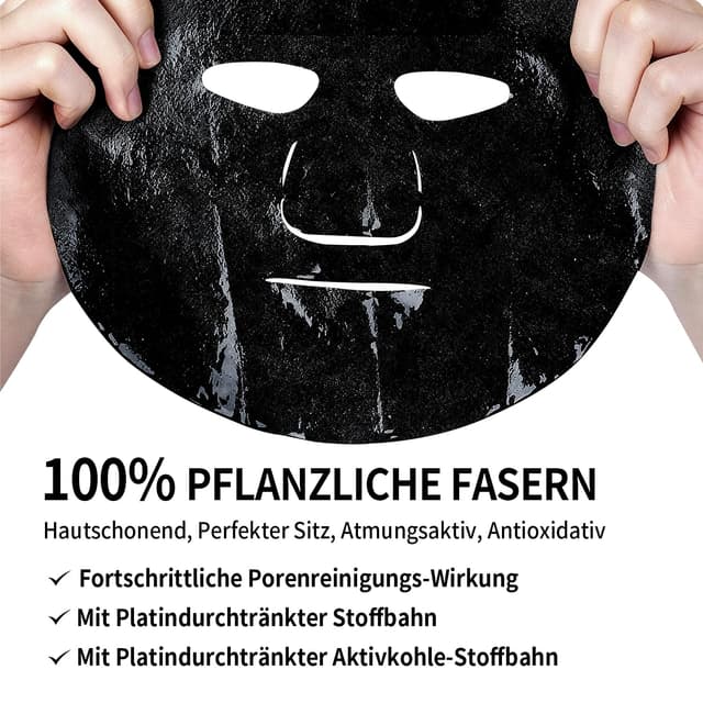 Thumbnail 6 de RAZUYEN Gesichtsmasken-Set mit Peptiden, Vitamin C und Panthenol B5 (9 Sheet Masks) – Anti-Aging & beruhigende Pflege