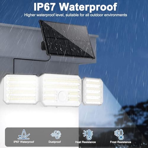 Detalle 1 de Giliwosy luces solares LED exterior 2000mAh