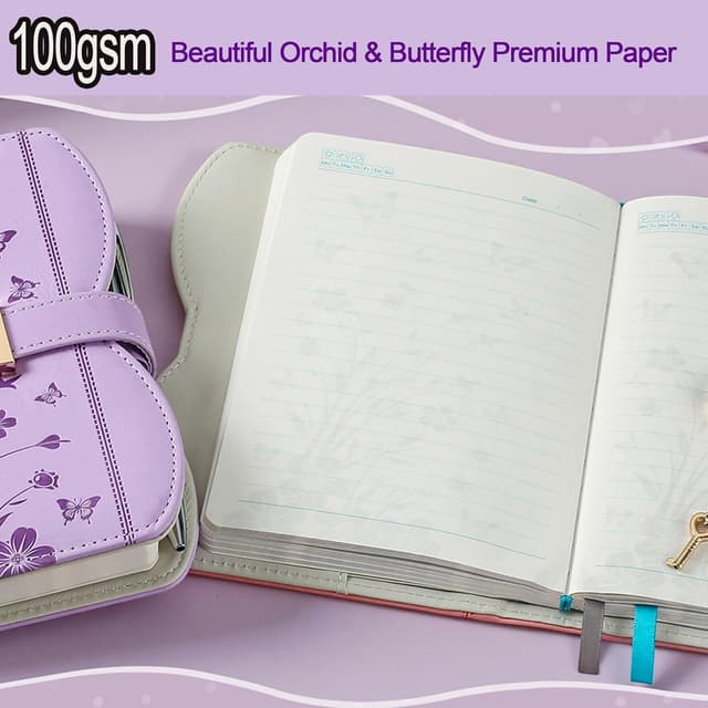 Detalle 2 de HwxBen Journal segreto B6 con lucchetto