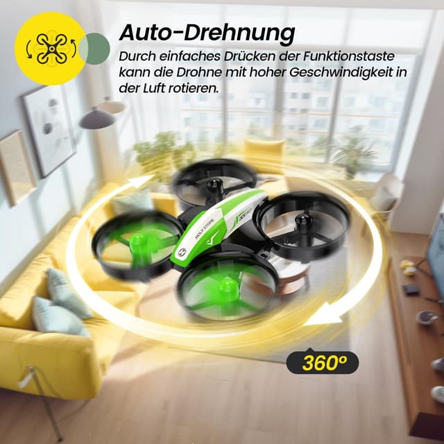 Detalle de Holy Stone HS210 Mini Drohne für Kinder – 21 Min. Flugzeit