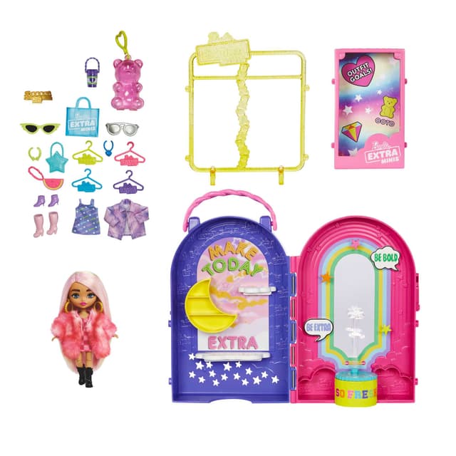 Thumbnail 4 de Barbie Tienda de juguete Extra Minis Boutique con muñeca y accesorios