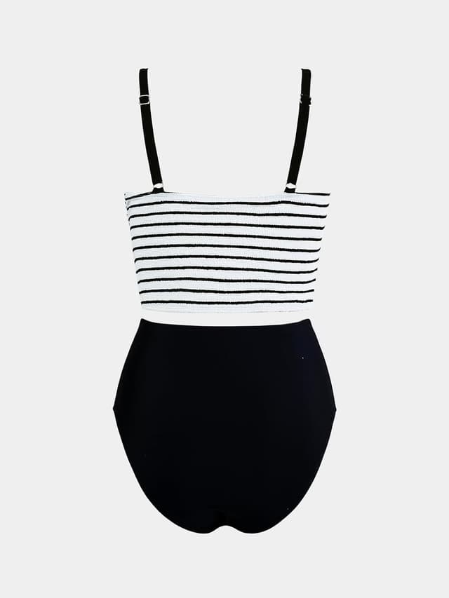 Thumbnail 6 de CUPSHE Tankini femme à col carré et taille haute, bretelles réglables (deux pièces)