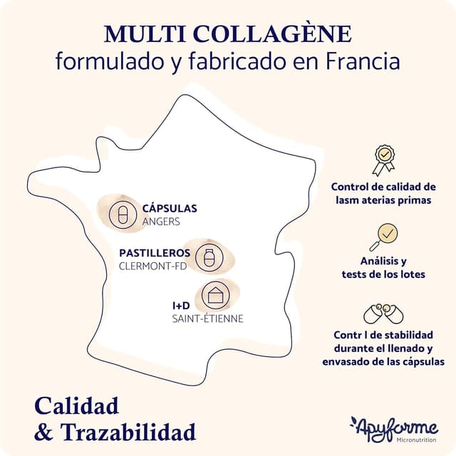 Thumbnail 4 de Apyforme - Colágeno Hidrolizado y Ácido Hialurónico 💧 60 Cápsulas