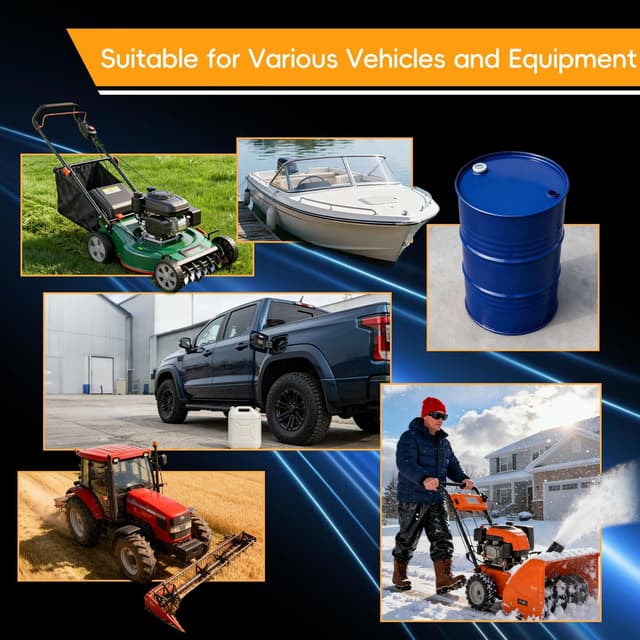 Detalle de Steauty 12V Fuel Transfer Pump (80W) with Cigarette Lighter Plug & Carrying Case