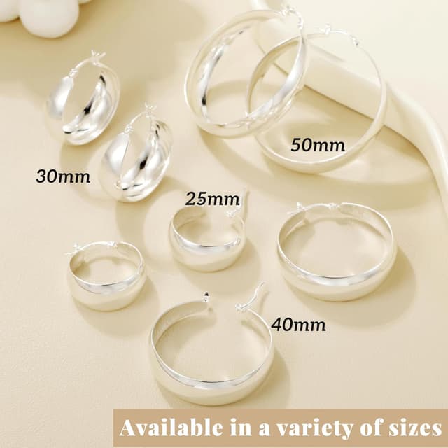 Thumbnail 6 de Senteria Ohrringe Silber 925 Creolen 25 mm