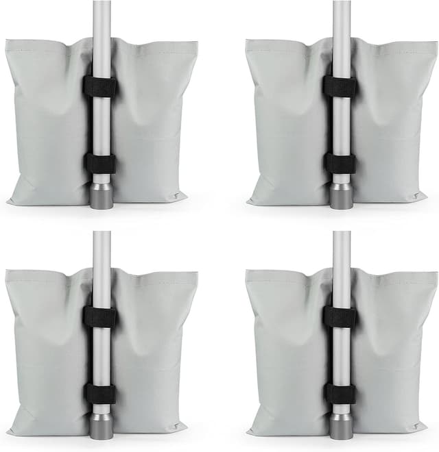 Thumbnail 6 de Set di 4 sacchi di sabbia RIOGOO (11,3–13,6 kg ciascuno) per tendine pop-up e tende zavorrate