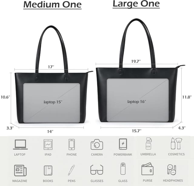 Thumbnail 2 de KALIDI Tote Bag Large Capacity