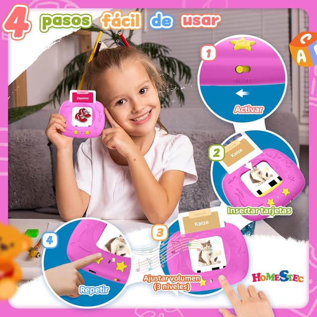 Thumbnail 4 de HOMESTEC Tarjetas Flash Parlantes 144 cartas