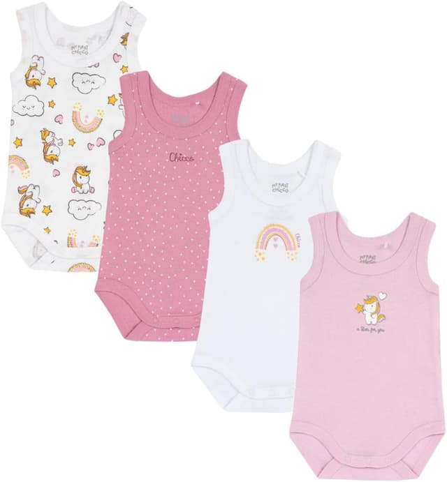 Detalle de Chicco Body Bébé Fille 0-3 mois, 4 bodies