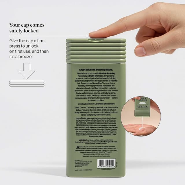 Detalle 2 de Kitsch Volumizing Shampoo 12 oz