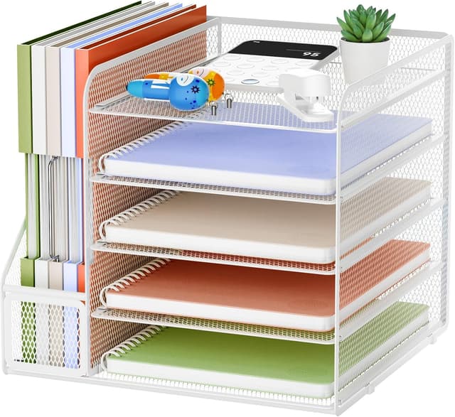 Detalle de Marbrasse Organizer Scrivania 5 livelli per documenti e accessori 🗂