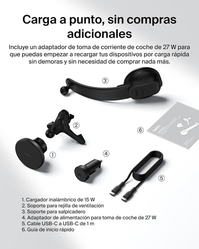 Thumbnail 6 de Belkin Cargador Coche Carga Rápida