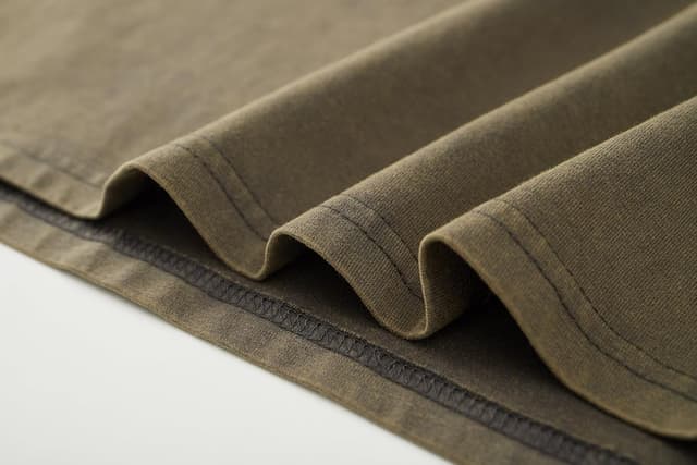 Detalle de Herren Dick T-Shirt aus 100% Baumwolle (Heavyweight 250 g/m²) – stone washed, regular fit, kurzarm basic