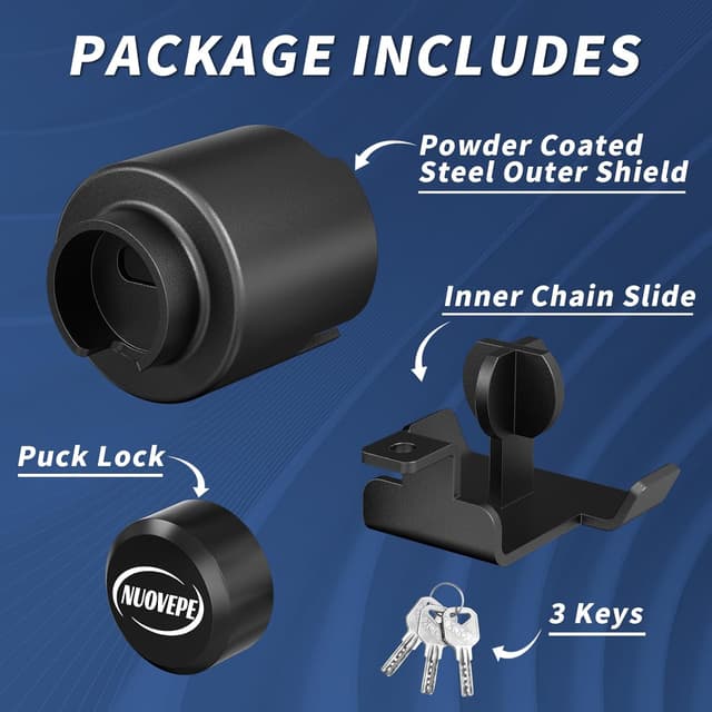 Thumbnail 6 de NUOVEPE Trailer Lock 2 5/16" Coupler đź”’