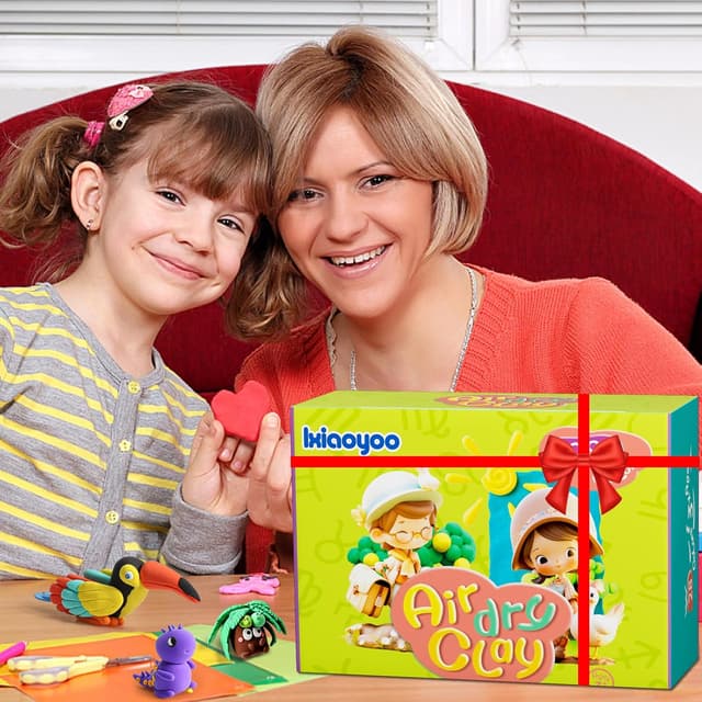 Thumbnail 5 de Ixiaoyoo Air Dry Clay Kit 28 Colors