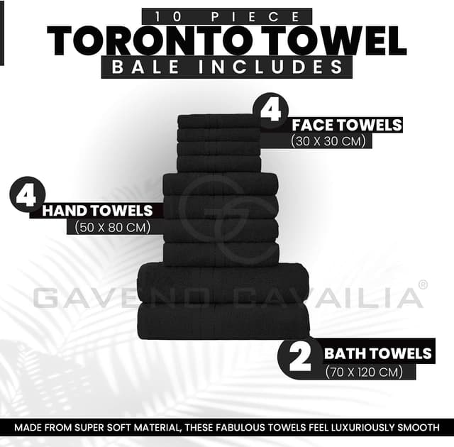 Thumbnail 2 de GC GAVENO CAVAILIA 10-piece towel set 450 GSM