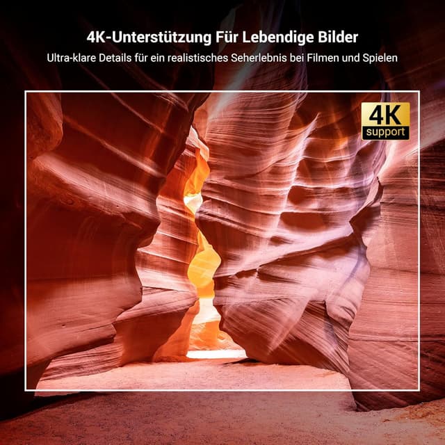 Thumbnail 2 de HAPPRUN 4K Smart Beamer mit 1000 ANSI‑Lumen