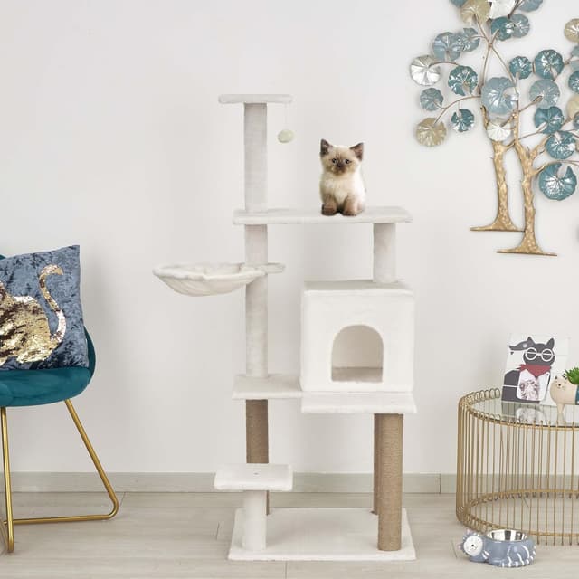 Detalle 1 de Baroni Home Tiragraffi per gatti 45x45x122 cm