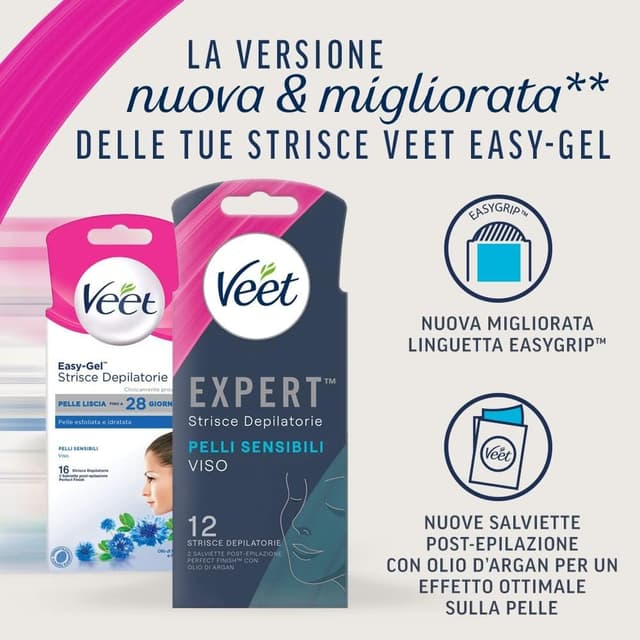 Thumbnail 6 de Veet Expert Strisce Depilatorie Viso 28 giorni