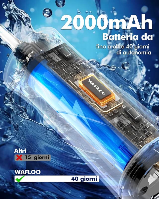 Detalle 1 de WAFLOO idropulsore dentale IPX7, 300 ml