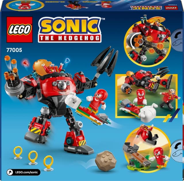 Thumbnail 9 de LEGO Sonic the Hedgehog Knuckles vs. Dr. Eggmans Egg Crusher Mech (77005)