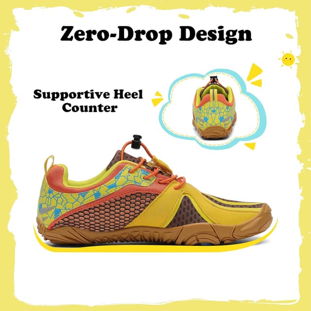 Detalle de SAGUARO Scarpe Barefoot Bambini da trail running a piedi nudi, GR.24-36