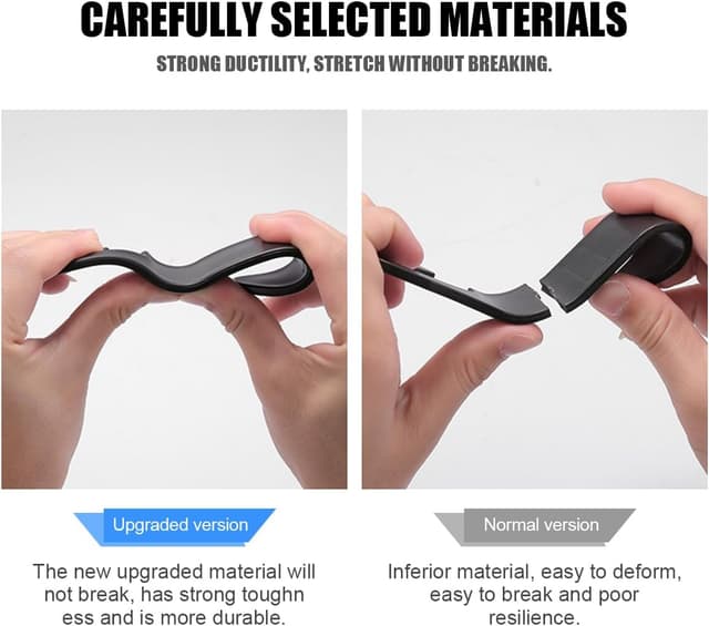 Thumbnail 4 de Car Seat Headrest Hooks 4PCS 44 lb capacity