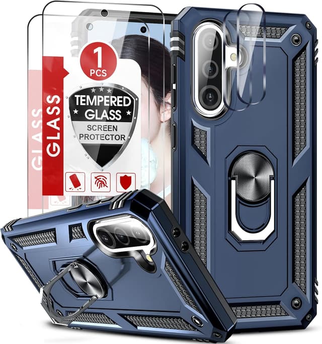 Detalle de Galaxy A36 5G case with 2 screen protectors